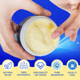 Emballage ReliCo crème magnésium : soin pur pour la routine nocturne.