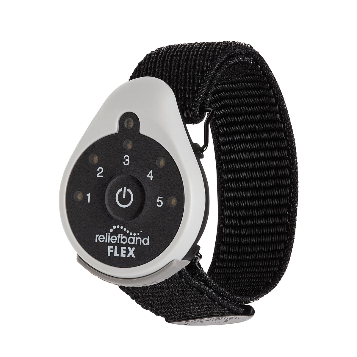 Reliefband Flex sur le poignet, stimulation rapide pour les nausées.