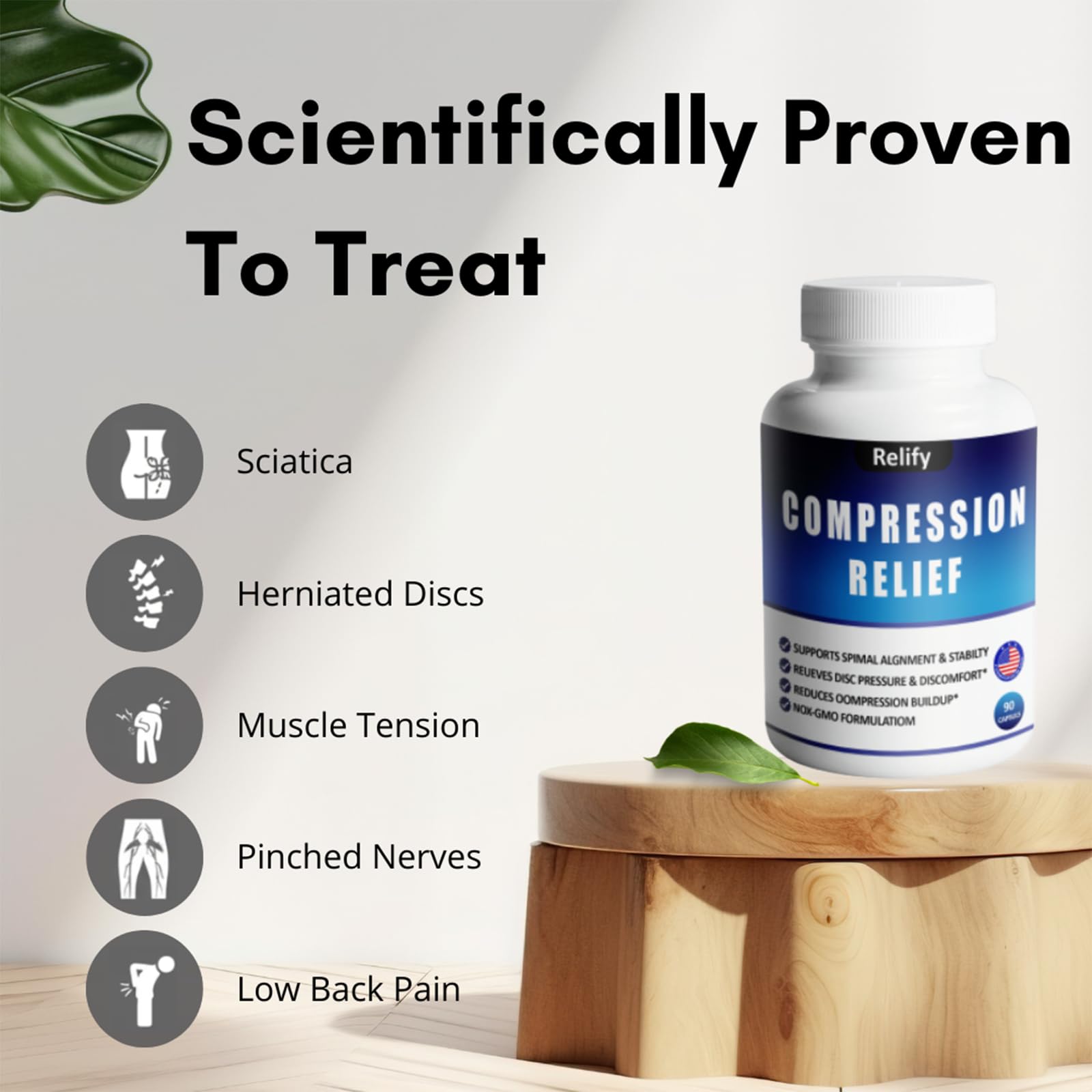 Relify Magnesium Complex etiquette-label affichant traçabilité et qualité GMP