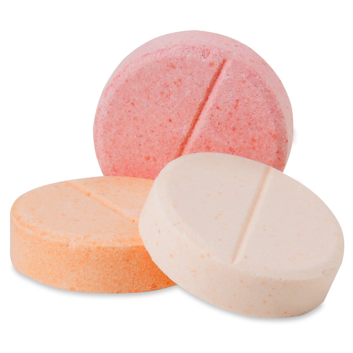 Relion tablettes glucose, aperçu du goût fruits tropicaux.