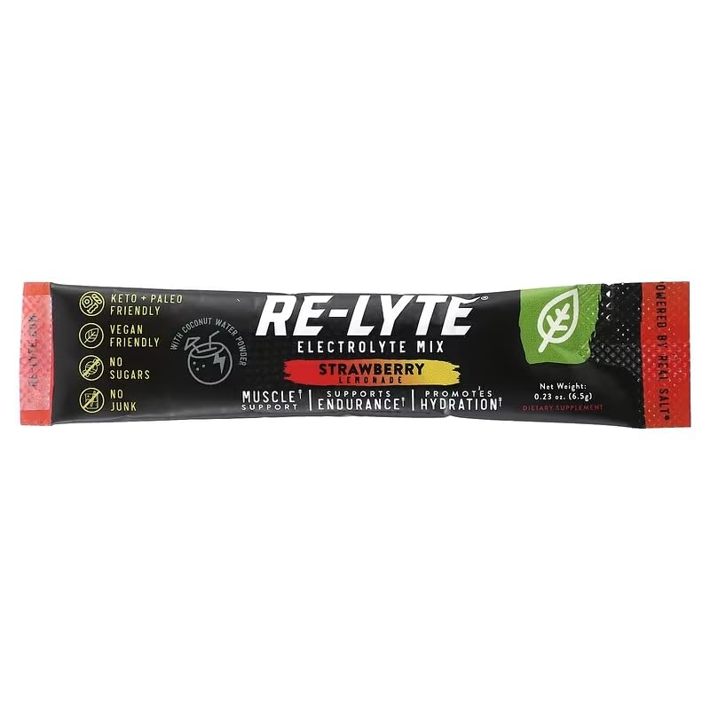 REL YTE Re-Lyte, dissolution rapide dans l'eau pour une boisson rafraîchissante.
