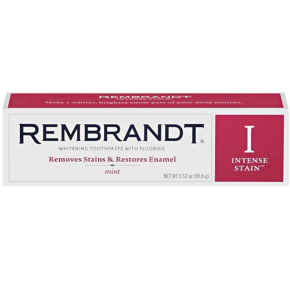 Rembrandt Dentifrice Intense Blanchiment – blanchiment des taches et haleine fraîche après brossage