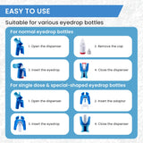 Adaptateur silicone universel Remedic pour bouteilles et gouttes.