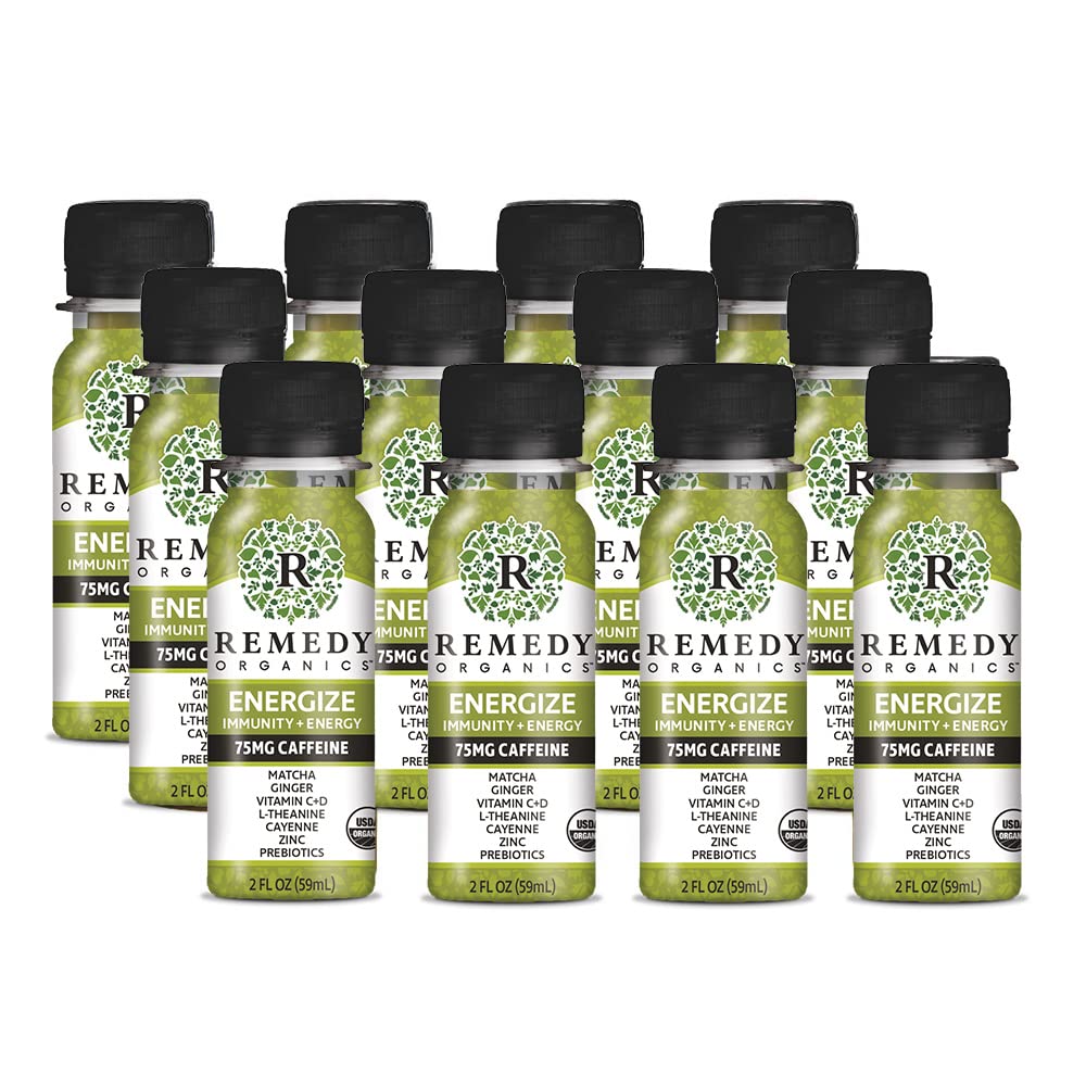 Remedy Organics Immunity Plus Shot – emballage compact pour énergie rapide