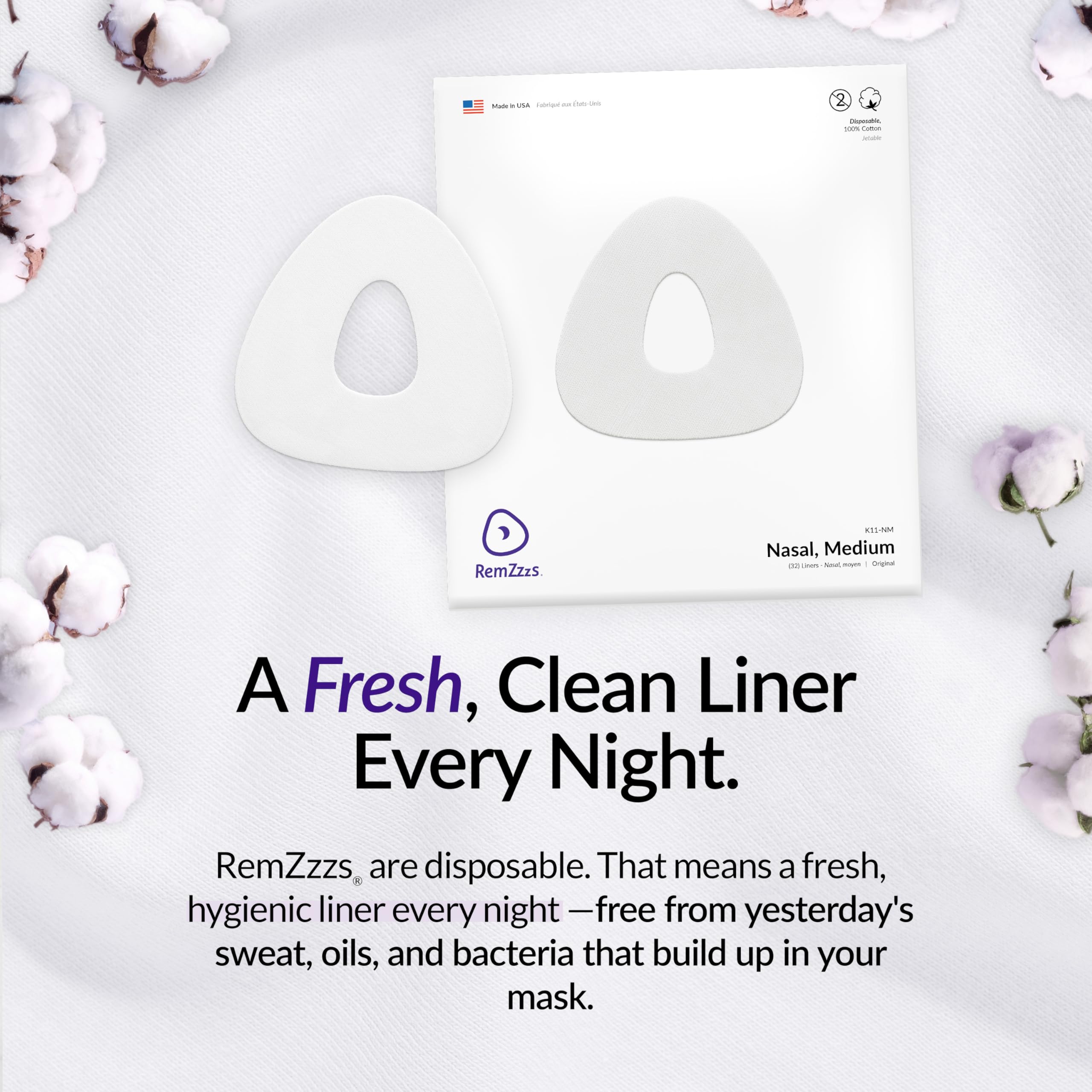 RemZzzs: compatibilité masques, convient avec ResMed et Respironics.