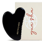 Rena Chris gua sha obsidienne pour le visage, outil de massage tonifiant