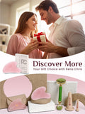 Gua Sha quartz rose Rena Chris prêt pour un rituel de soin quotidien.