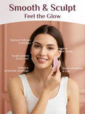 Gua Sha quartz rose Rena Chris favorisant la stimulation légère de la circulation sanguine.