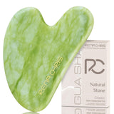 Rena Chris gua sha visage en jade, favorise circulation et teint lumineux