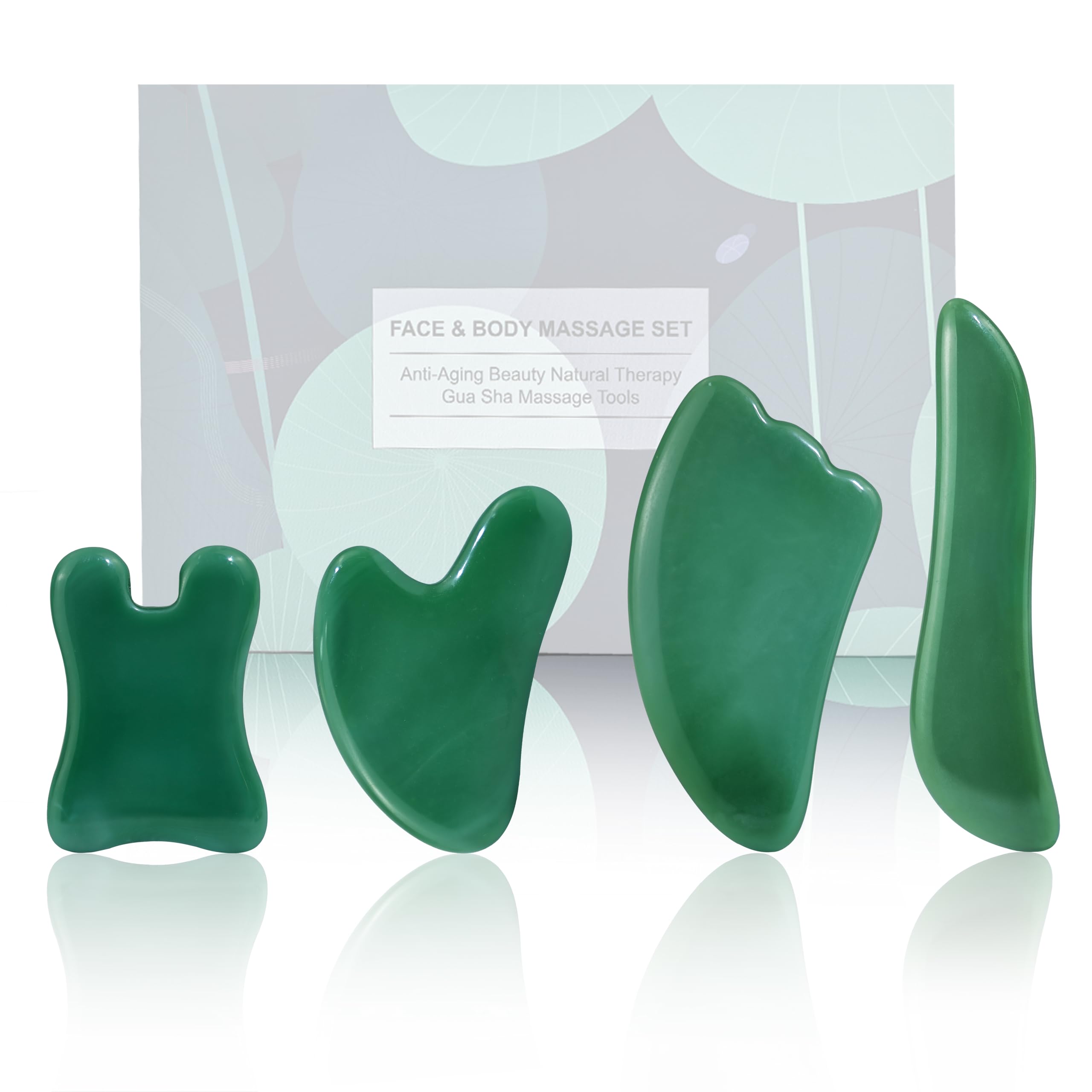 Rena Chris Guasha visage: outil élégant pour revitaliser le teint et la microcirculation.