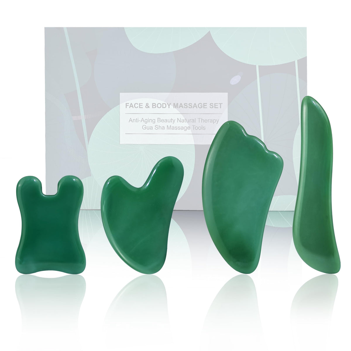 Rena Chris Guasha visage: outil élégant pour revitaliser le teint et la microcirculation.