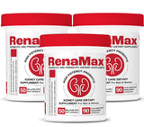 RENAMAX : bouteille de capsules rénales pour un soutien potentiel à la fonction rénale.