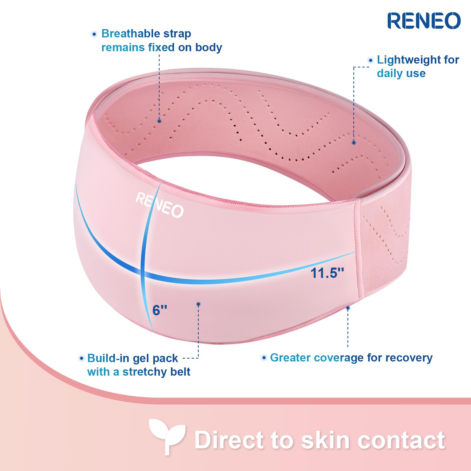 Reneo bande-ventre-c-section: protection de l'incision et soutien abdominal