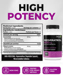 Insigne Fabriqué au Canada sur l'étiquette Renew Actives Resveratrol, prouvant l'origine locale.