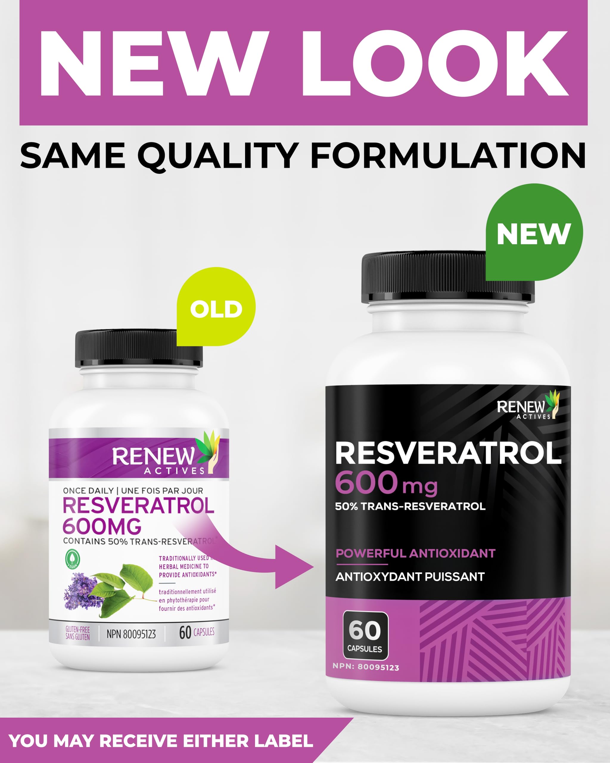 Ambiance santé et énergie au quotidien grâce aux capsules Resveratrol Renew Actives.