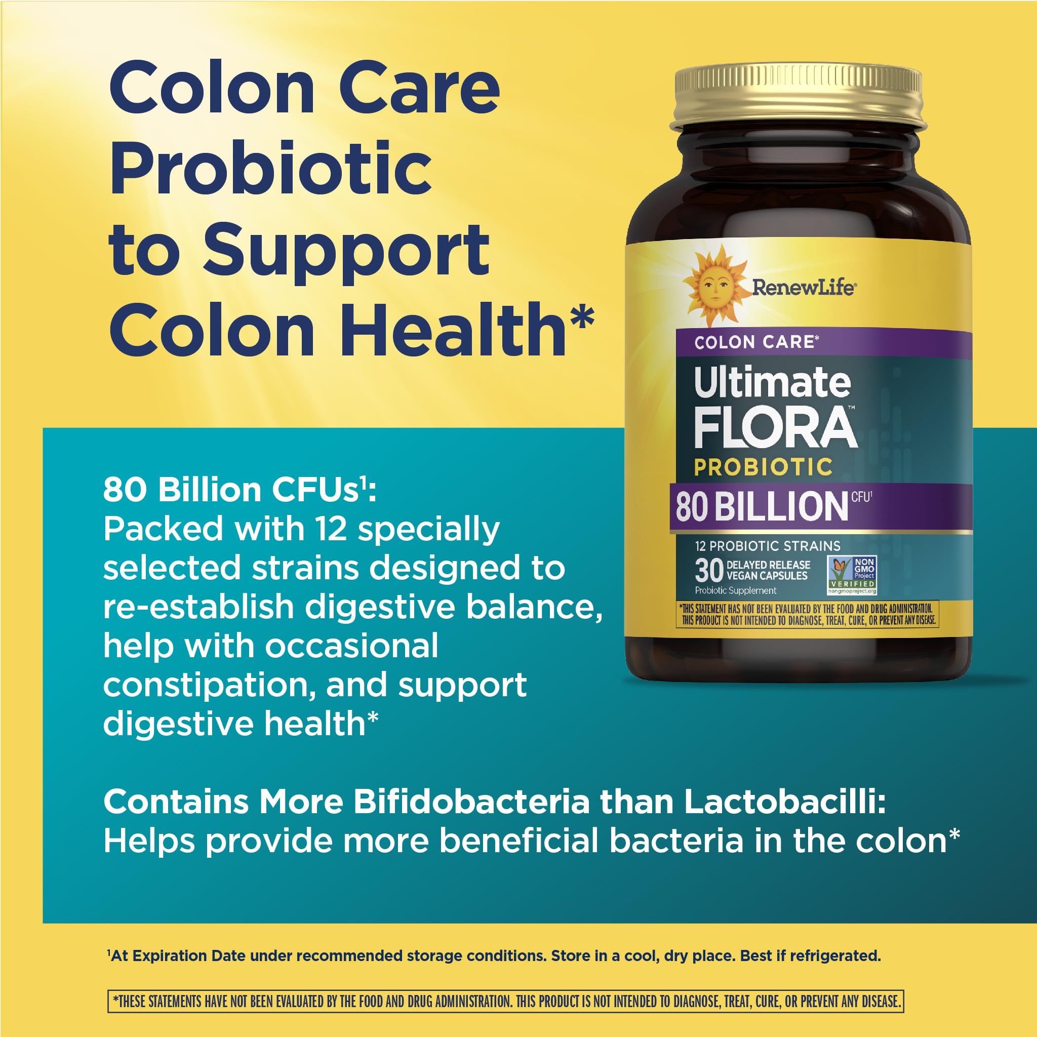 Renew Life Colon Care: formulation sans gluten, sans lait et sans soja.