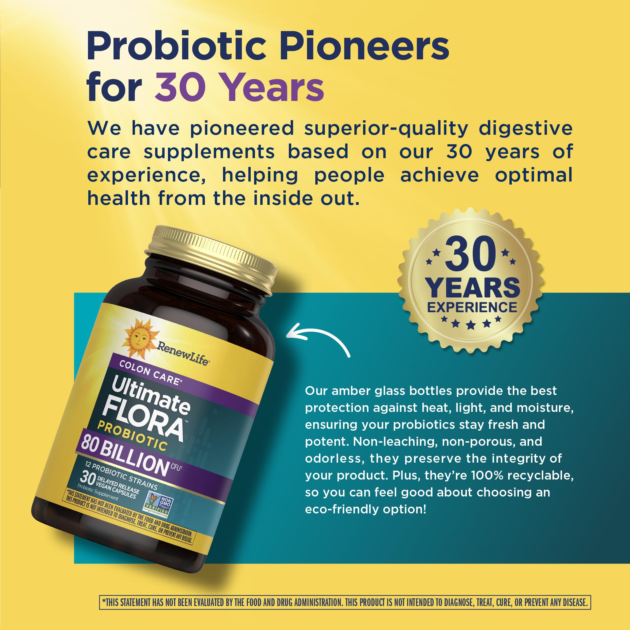 Renew Life Colon Care: douze souches probiotiques différentes ciblant l’équilibre digestif.
