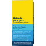 Renew Life Extra Care: emballage sans OGM pour une formulation transparente.