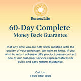 Renew Life prébiotique en poudre – Doseur visible, facile à mélanger dans une boisson.
