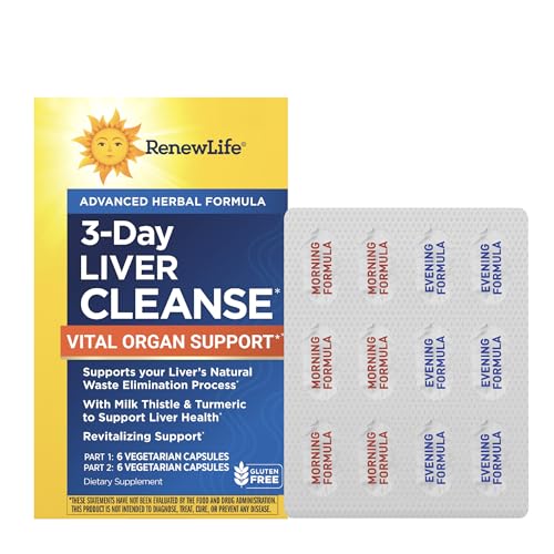 Renew Life Liver Cleanse ge9lules dans une bouteille, soutien potentiel e0 la fonction he9patique.