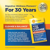 Ge9lules matin et soir Renew Life Liver Cleanse pour programme simple.