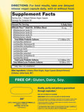 Renew Life Probiotiques 50+ – Étiquette claire facilitant le dosage et les informations.