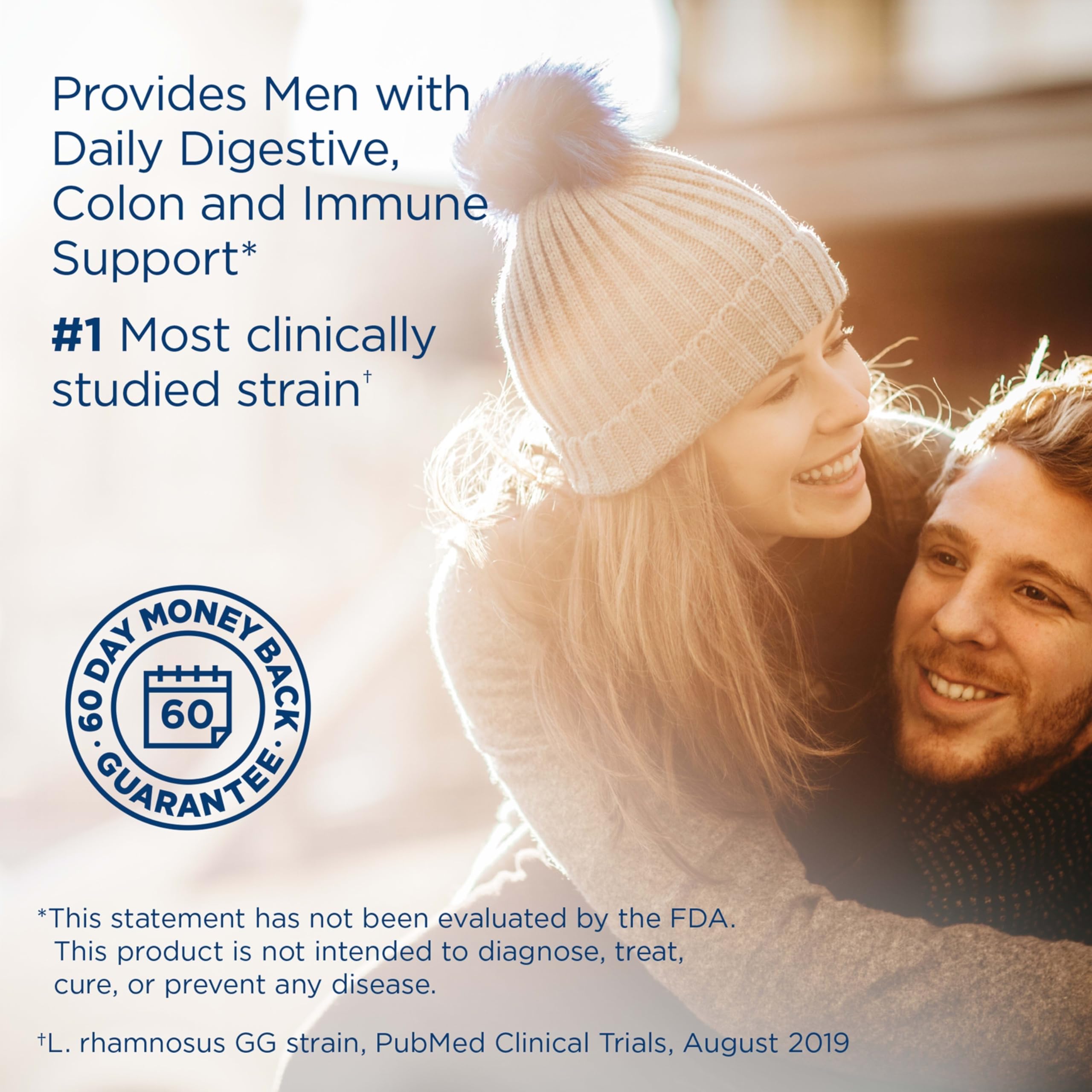 Souches probiotiques multiples utilisées dans Renew Life Men's Care.