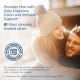 Souches probiotiques multiples utilisées dans Renew Life Men's Care.