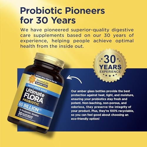 Renew Life Ultimate Flora Hommes, capsules résistantes à l'acide pour livraison intestinale.