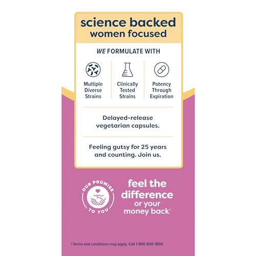 Renew Life Probiotiques féminins – sans-lait, formulation sans lactose.