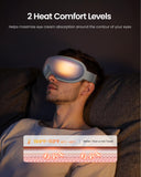 RENPHO Eye Massager avec télécommande pour ajuster les réglages pendant le massage