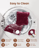 Tapis RENPHO lavable en machine après déconnexion du contrôleur.