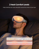 Masseur oculaire RENPHO avec haut-parleur Bluetooth pour ambiance relaxante pendant le massage.