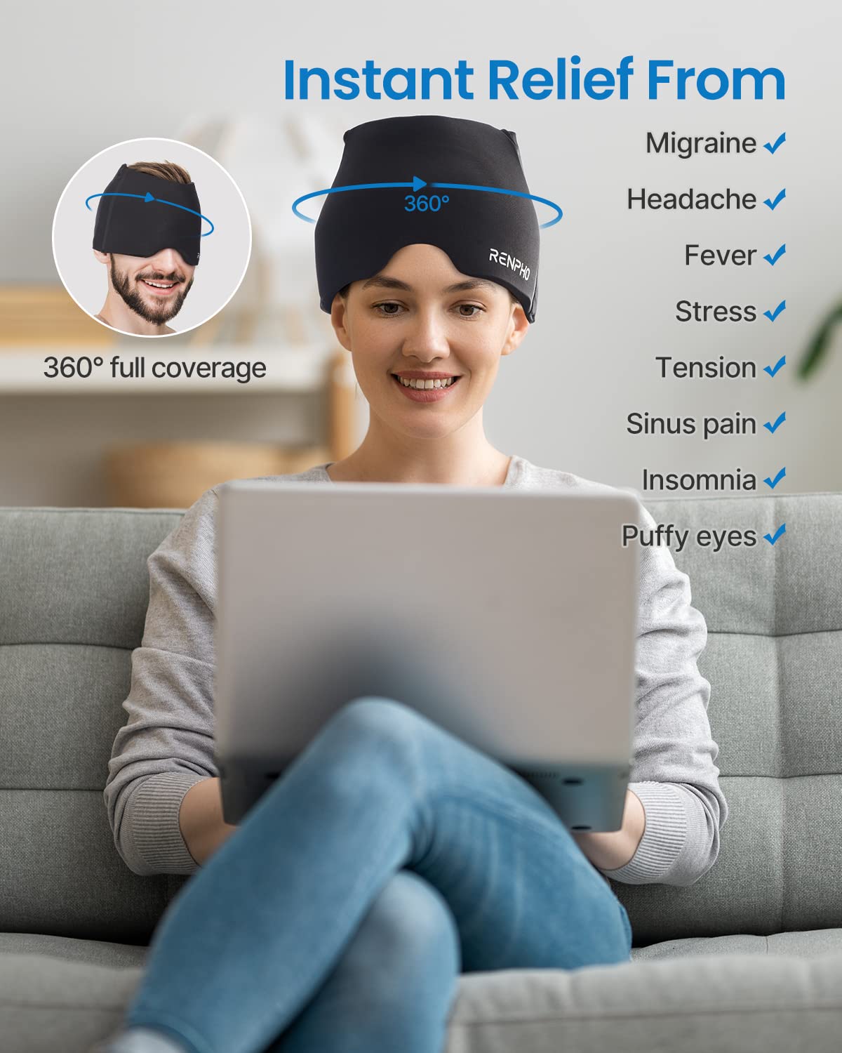 Matériaux sans odeur RENPHO pour une utilisation confortable.