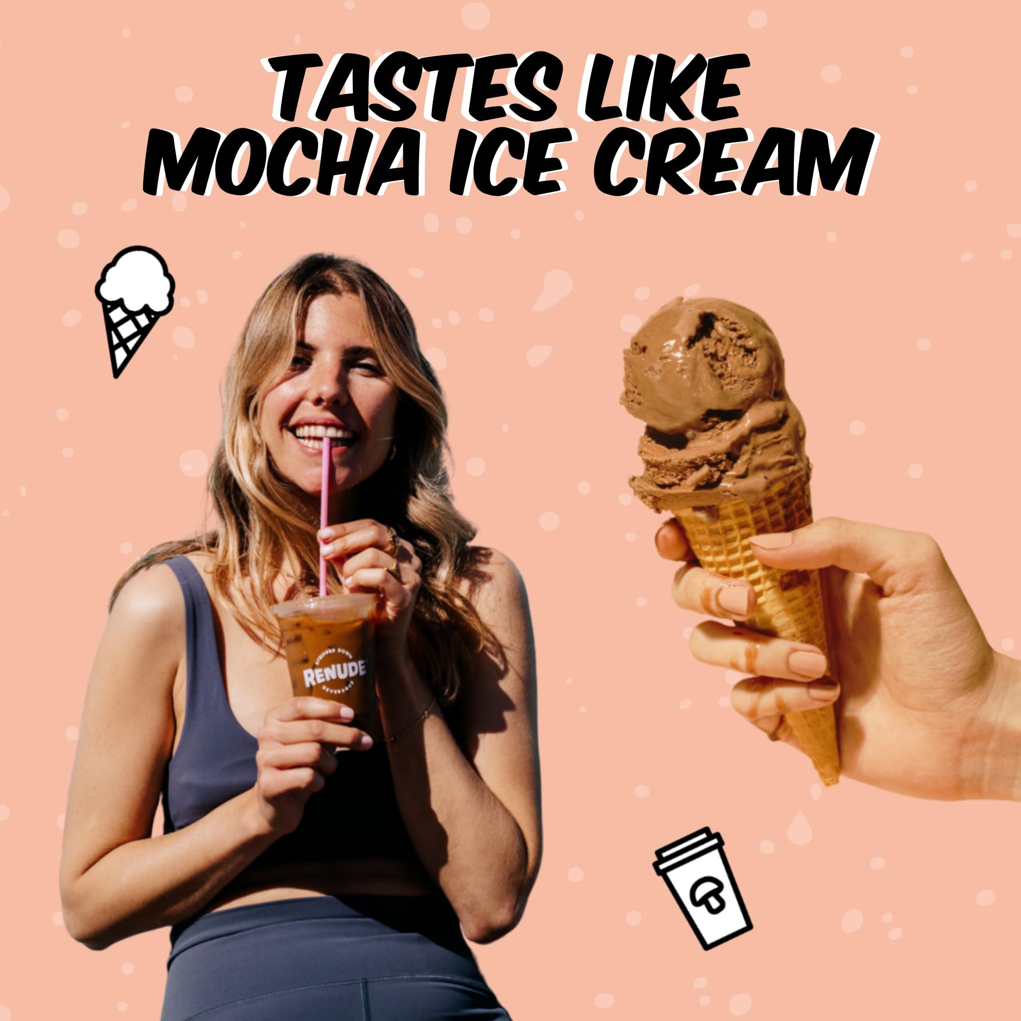 Renude Chagaccino—boisson prête à ajouter à latte, thé ou smoothie.