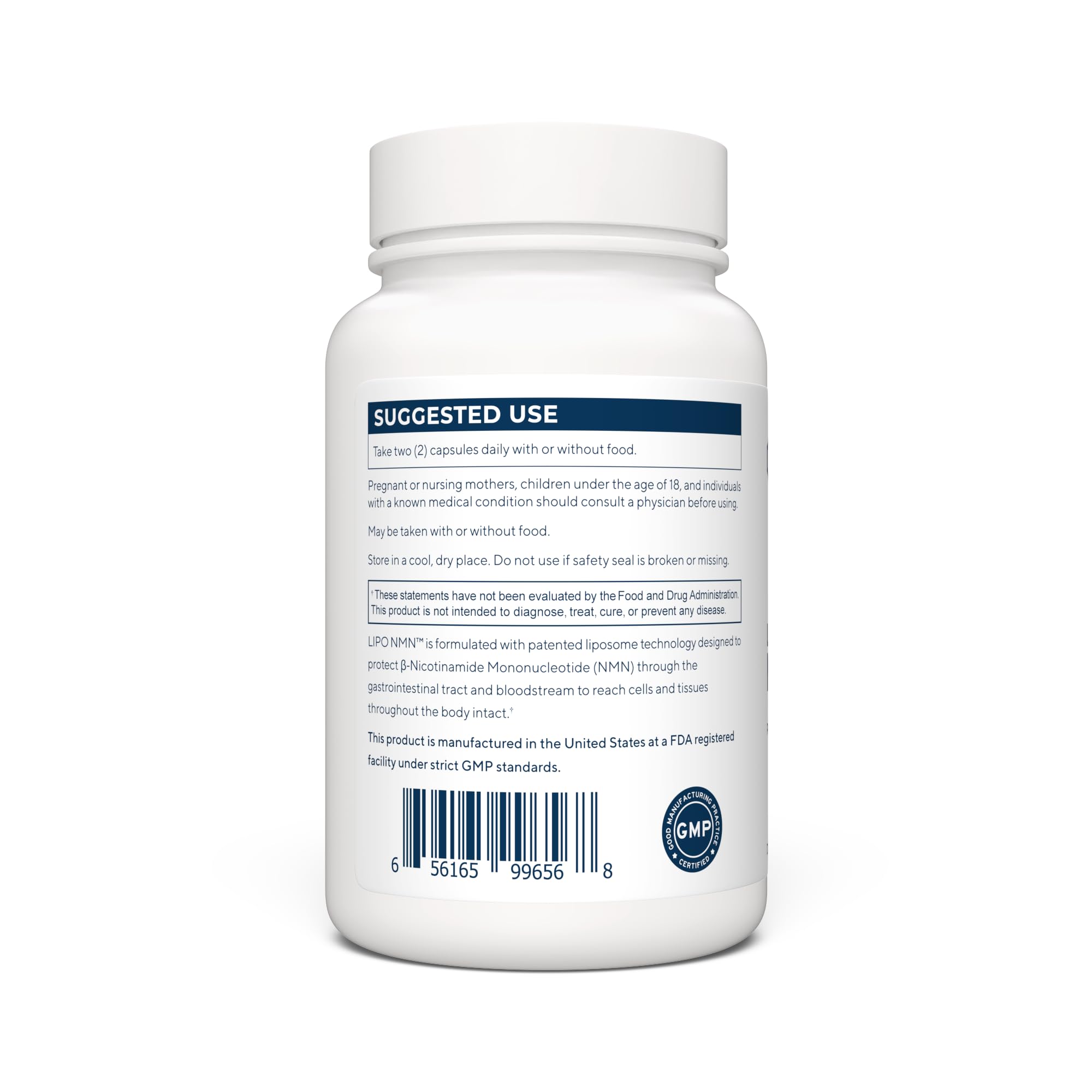 NMN liposomal Renue By Science favorise une absorption rapide et efficace.