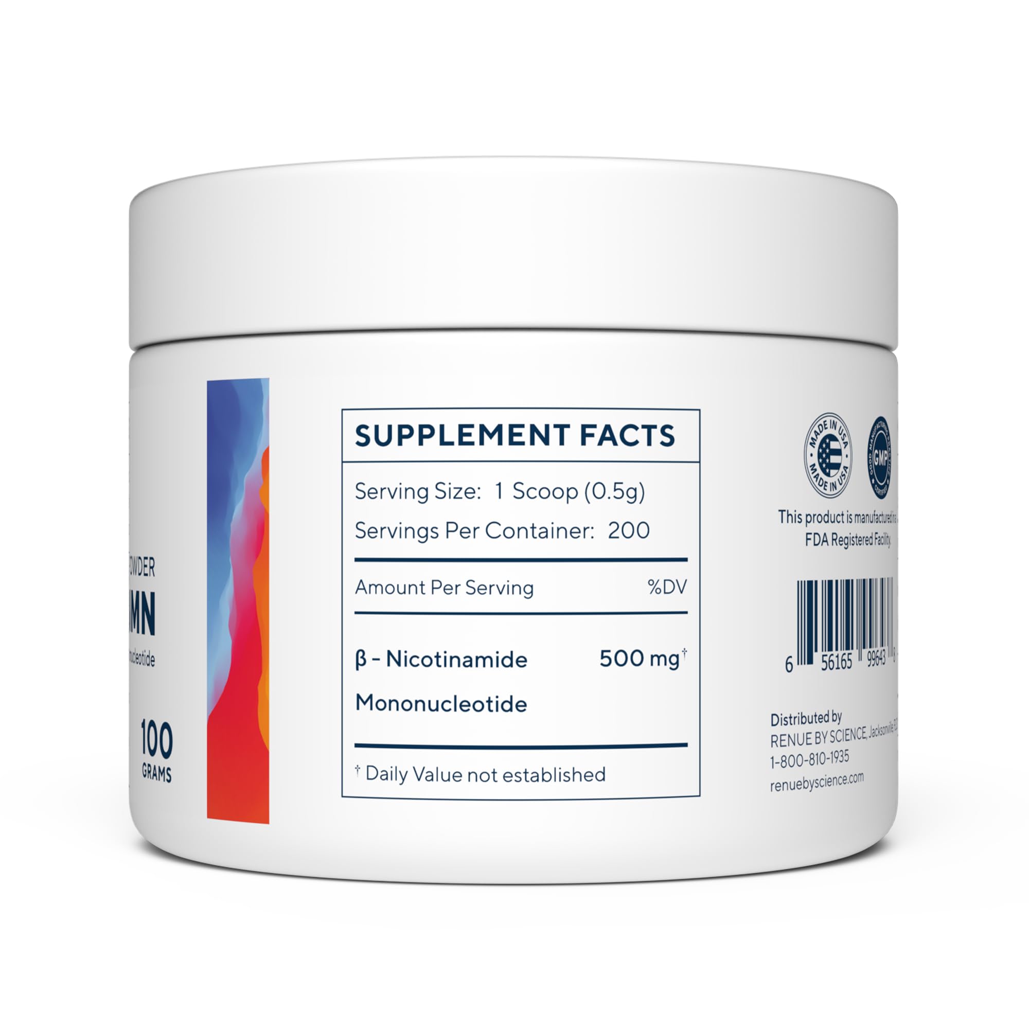 Renue By Science NMN Poudre – absorption directe sous-langue sans digestion.