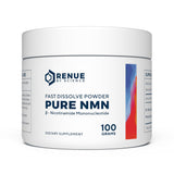 Renue By Science NMN Poudre : dissolution rapide sous-langue et absorption potentielle.