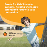 Renzo's vitamine C avec sureau et zinc, sans sucre ajouté pour enfants.