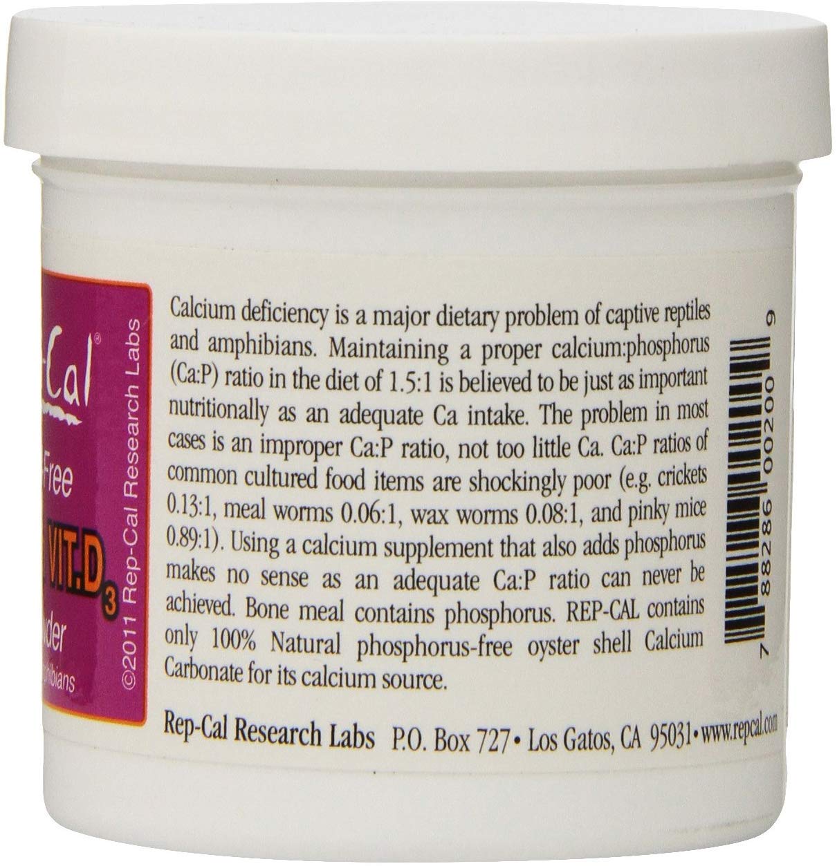 Texture fine de la poudre Rep-Cal, idéale pour le mélange.