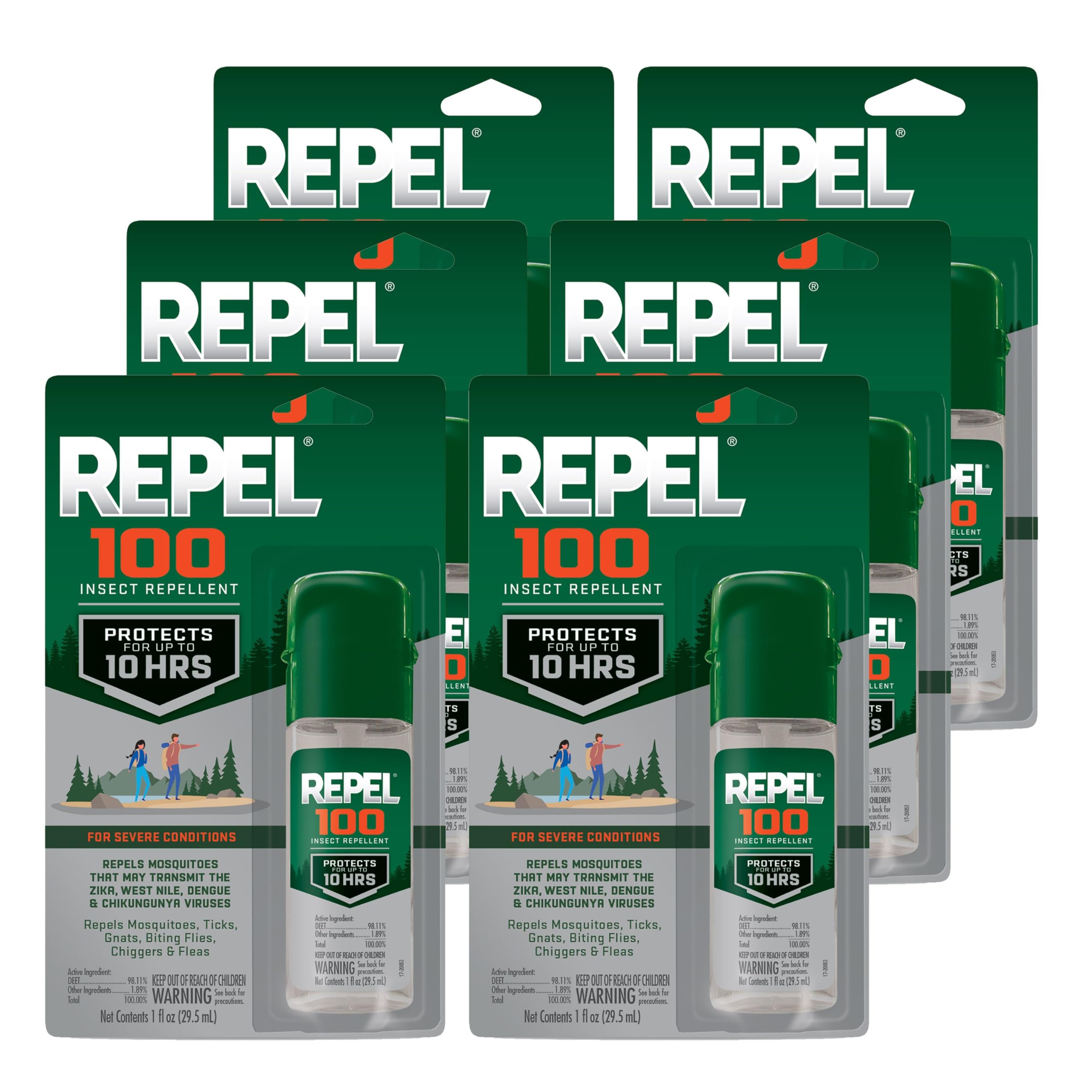 Repel 100 pompe-1oz, utilisation facile en randonnée et voyage