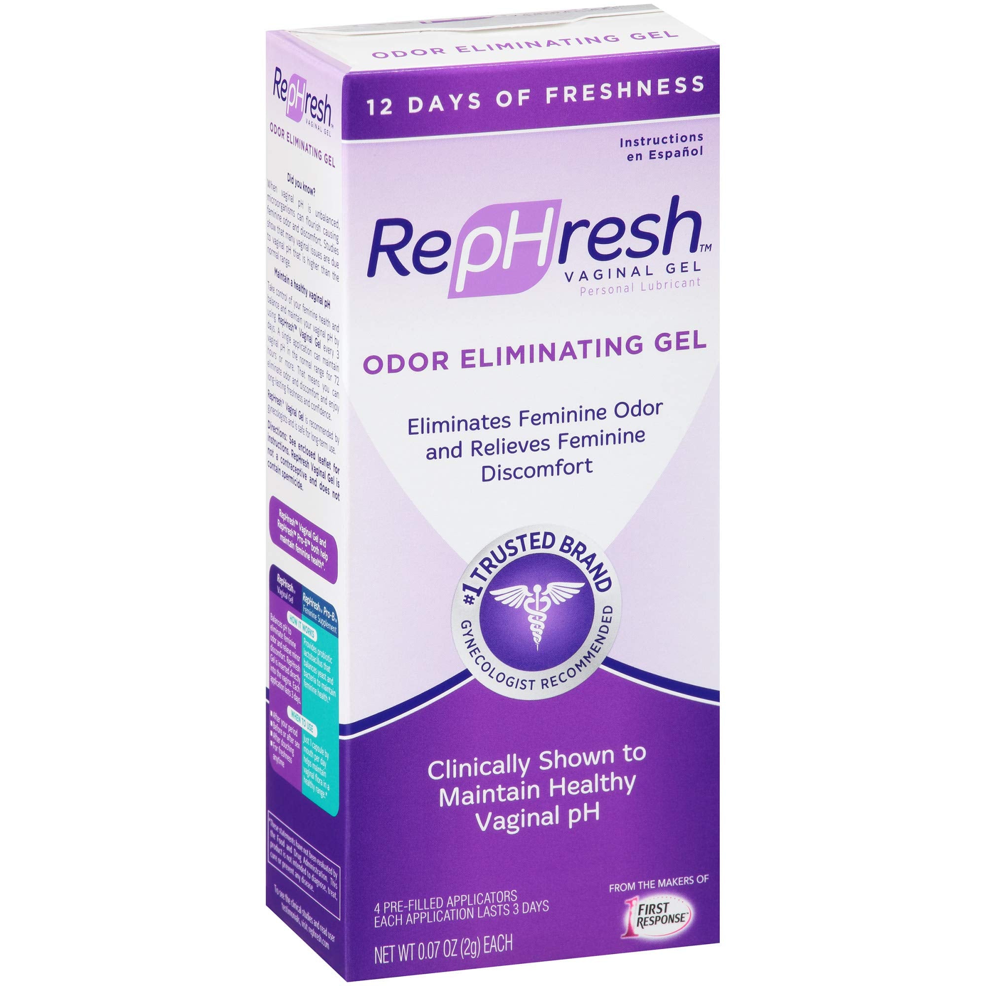 RepHresh Gel ensemble quartz: ensemble quatre unités prêt à l’emploi