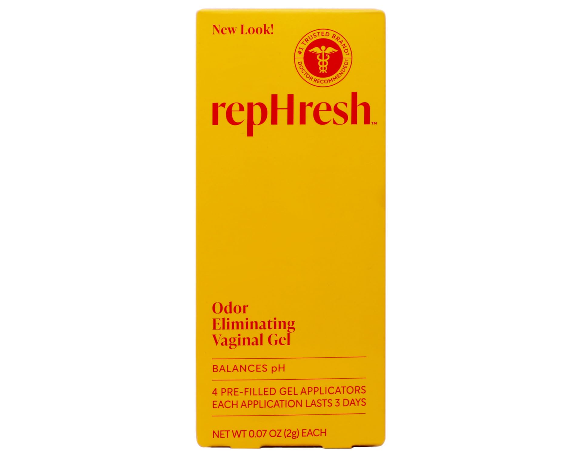 rephresh gel vaginal - applicateur pré-rempli, utilisation simple et discrète.