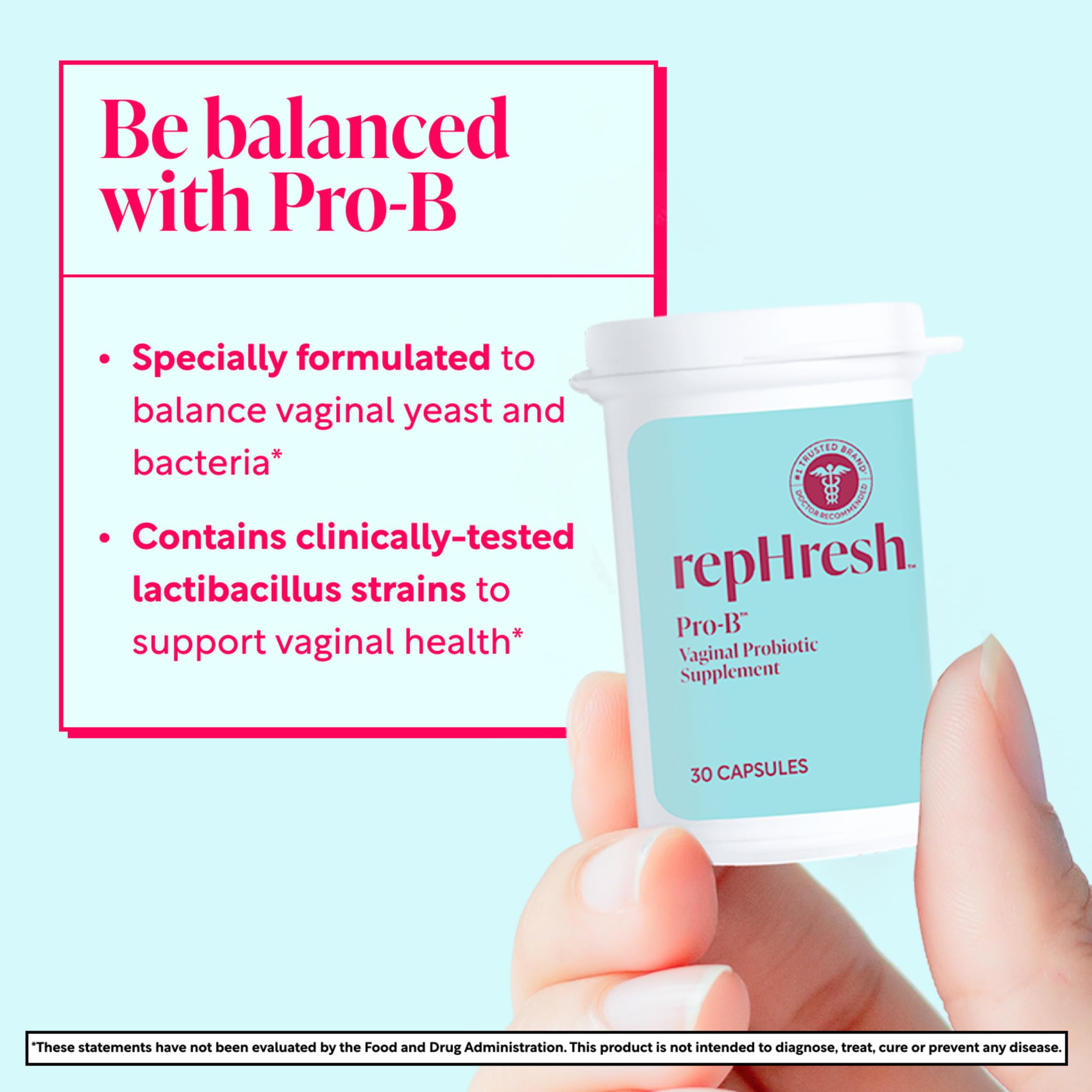 RepHresh Pro-B étiquette-produit avec informations claires.