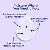 Replens - texture creme hydratante montrant hydratation douce et efficace.