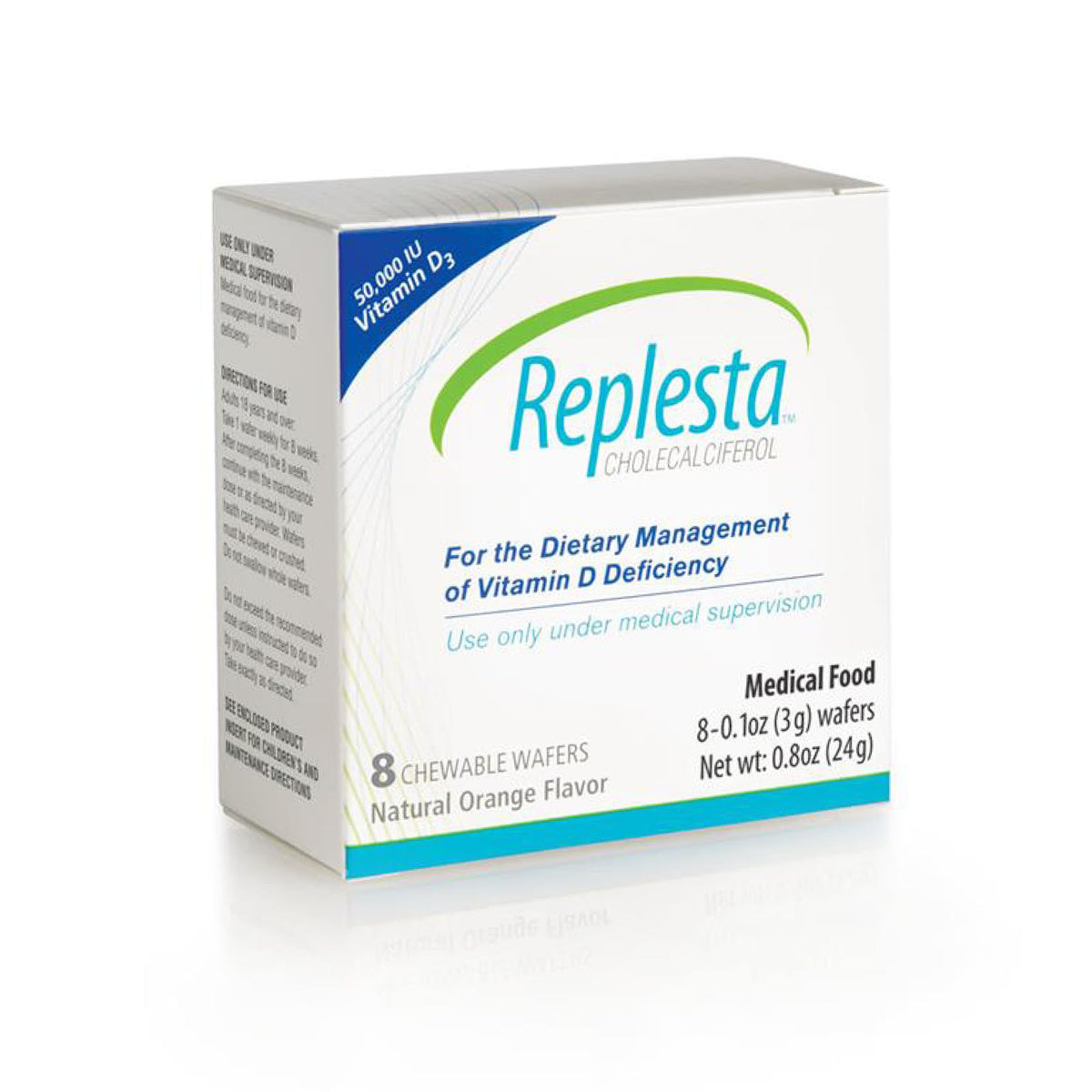 Replesta: pastille D3 orange naturelle prête à mâcher, goût agréable