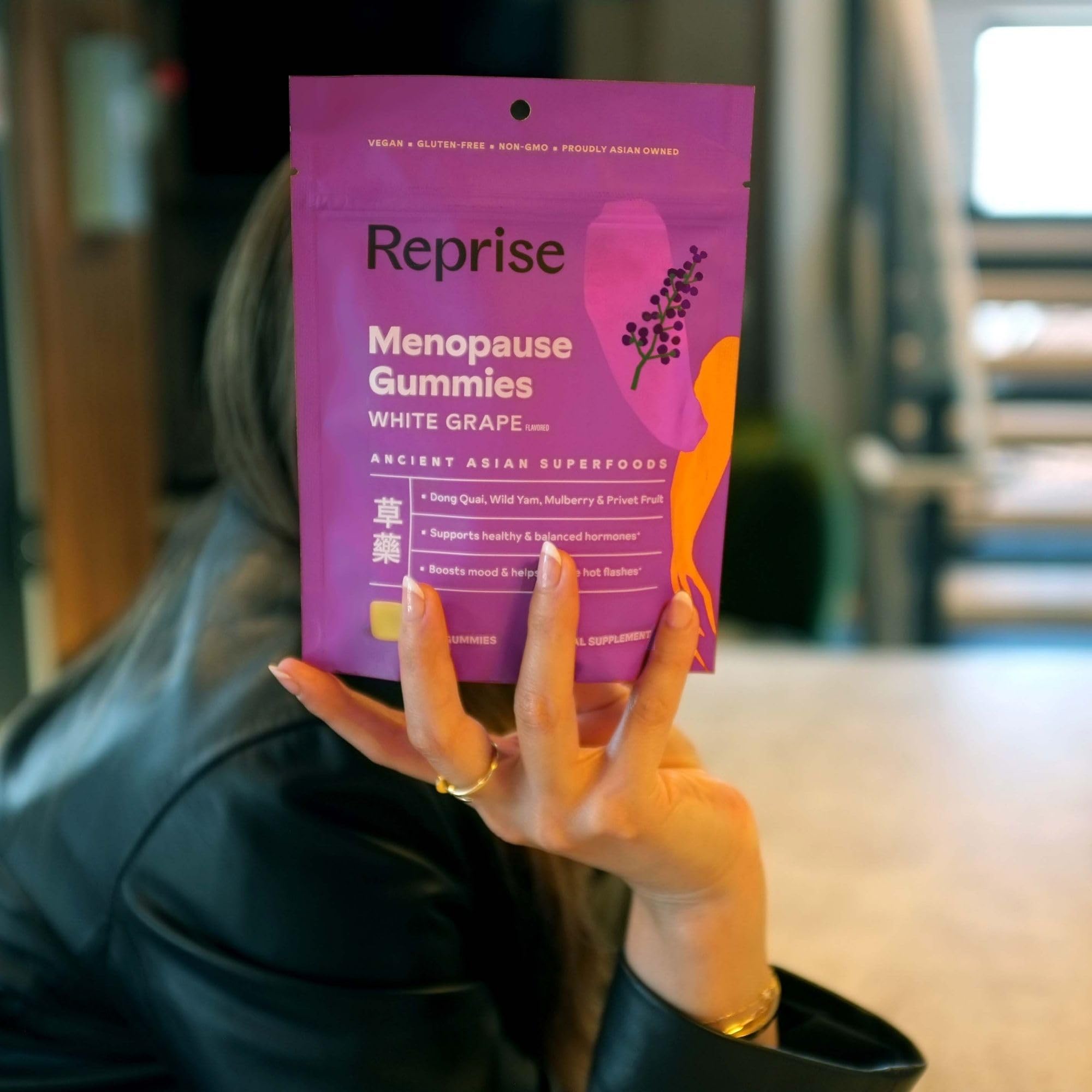 Suggestion d’utilisation des Gommes Reprise Menopause pour énergie et bien-être.