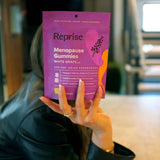 Suggestion d’utilisation des Gommes Reprise Menopause pour énergie et bien-être.