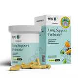 Gélules ResBiotic resB pour le soutien pulmonaire et la digestion.
