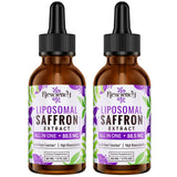 Resciency Safran Liposomal – bouteille et étiquette pour une absorption améliorée dans votre routine.